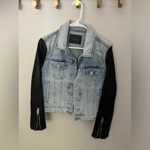 Blank NYC denim/leather jacket
